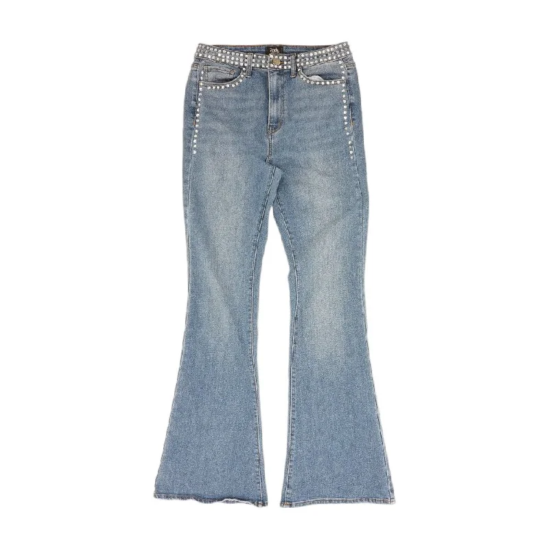 Blue Solid Jeans Trendy Colored Denim Jeans