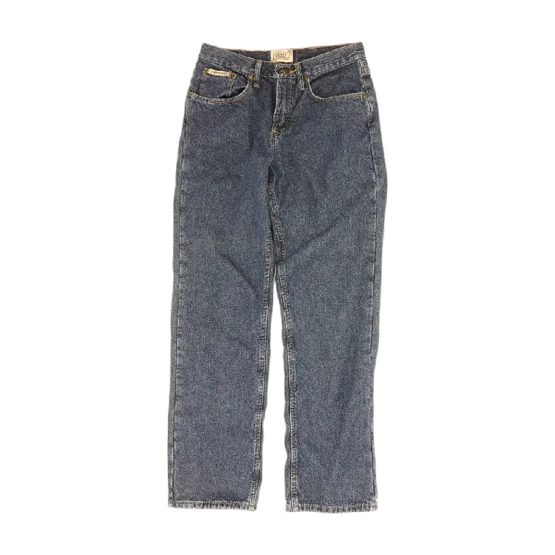 Blue Solid Jeans Comfortable Full-Length Denim Jeans