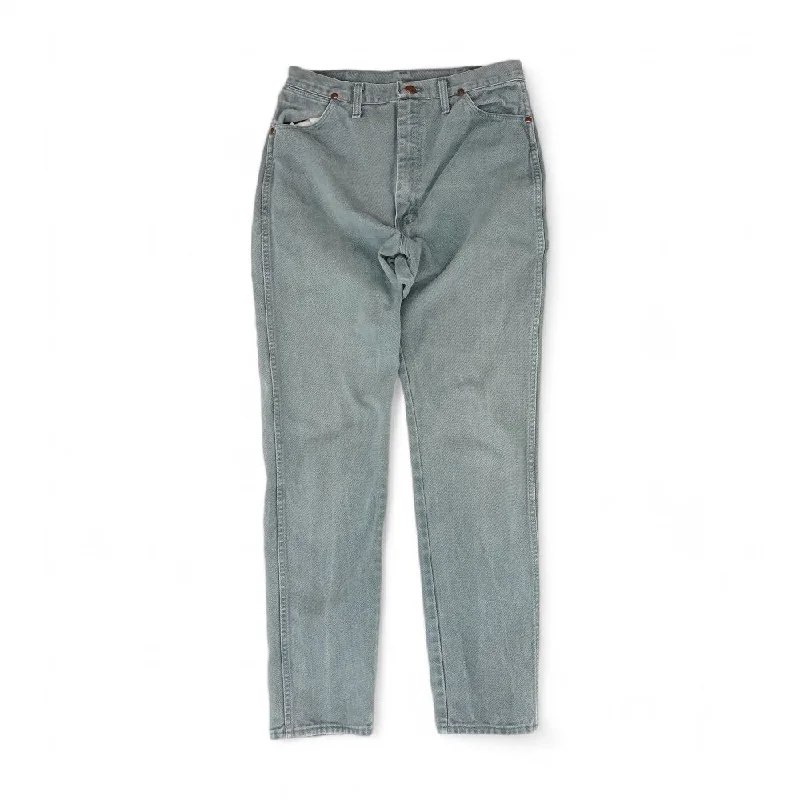 Blue Solid Jeans Stylish Stone-Wash Denim Jeans
