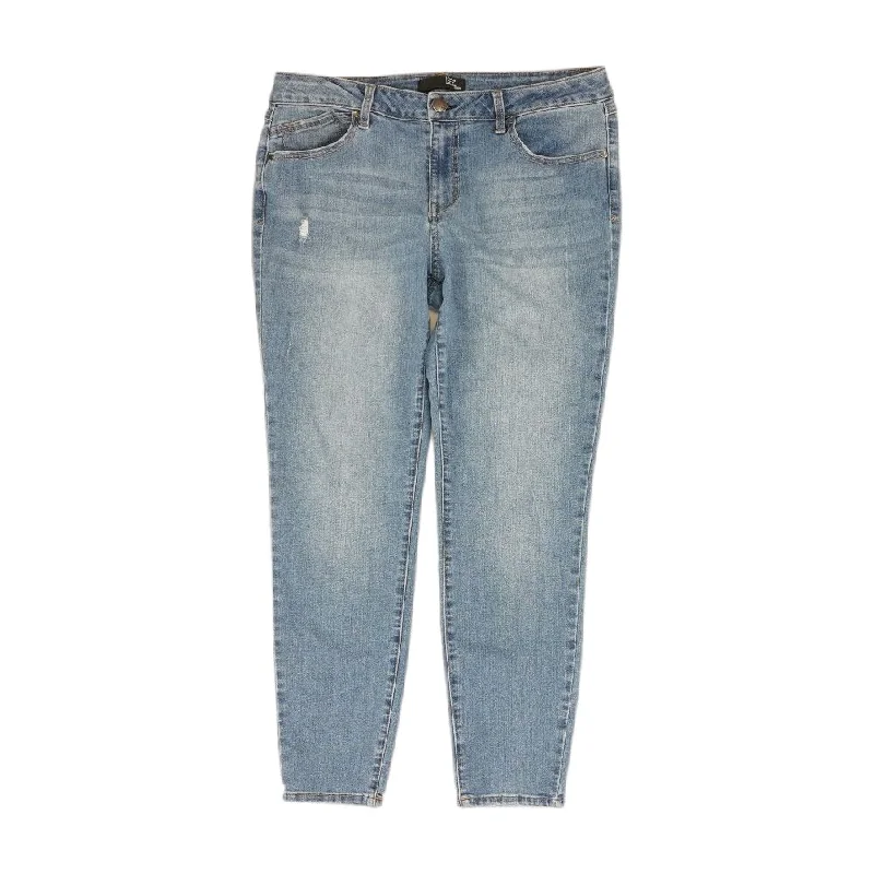 Blue Solid Regular Jeans Comfortable Flare Leg Jeans