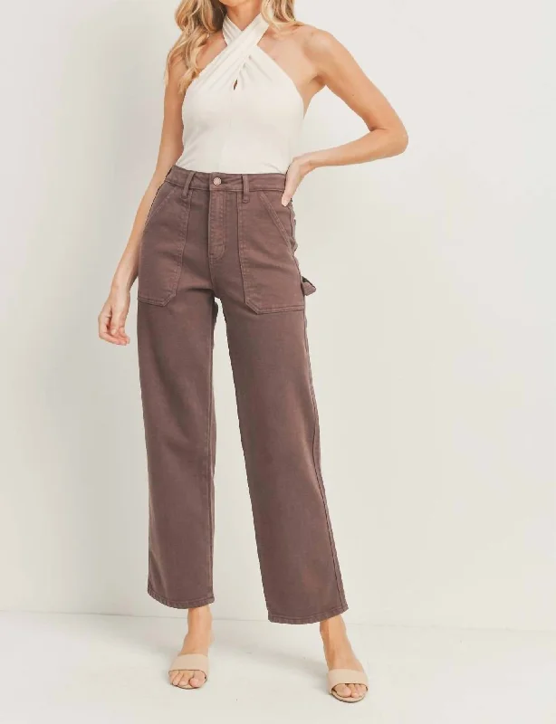 Carpenter Jeans In Espresso Casual Distressed Skinny Jeans