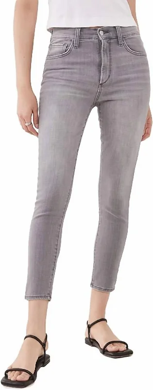Charlie Crop Jean In Solitude Fashionable Cropped Denim Jeans