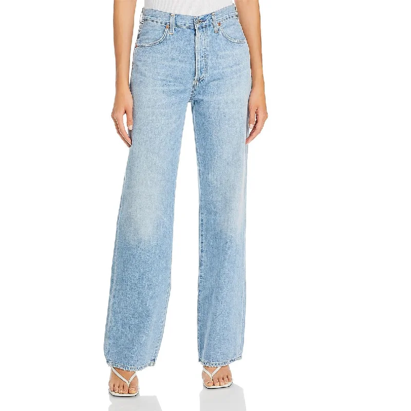 Citizens of Humanity Womens Annina Denim Trouser Wide Leg Jeans Chic Faded Blue Jeans Citizens of Humanity Womens Annina Denim Trouser Wide Leg Jeans Chic Faded Blue Jeans