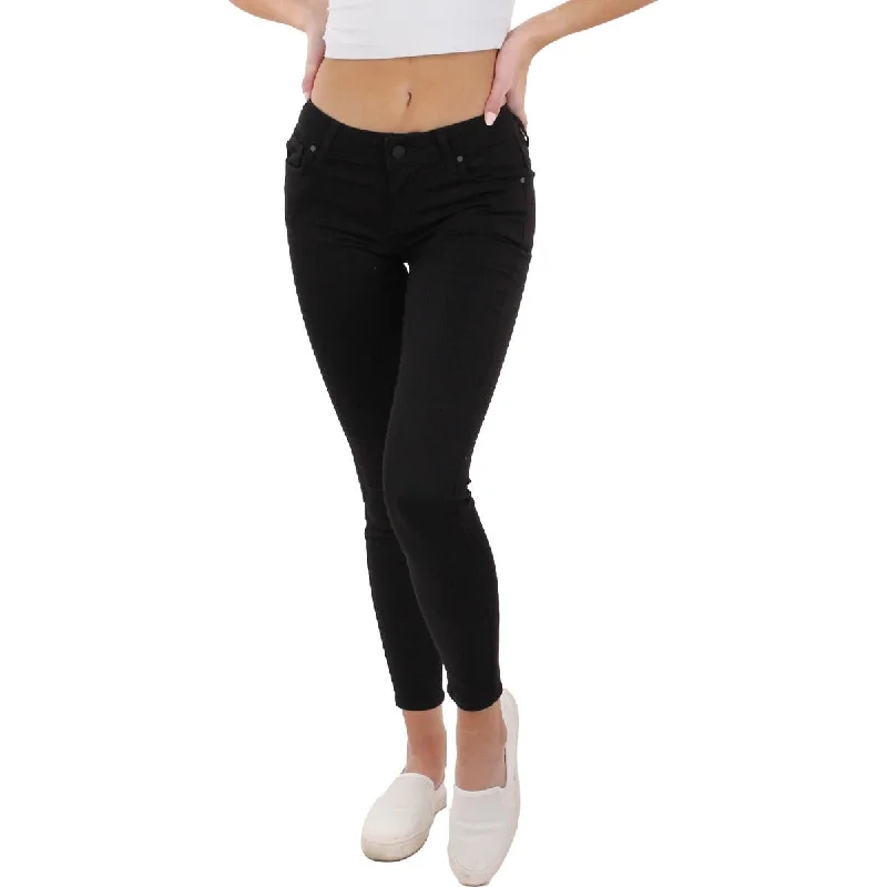 DSTLD Womens Mid Rise Stretch Skinny Jeans Fashionable Bootcut Jeans