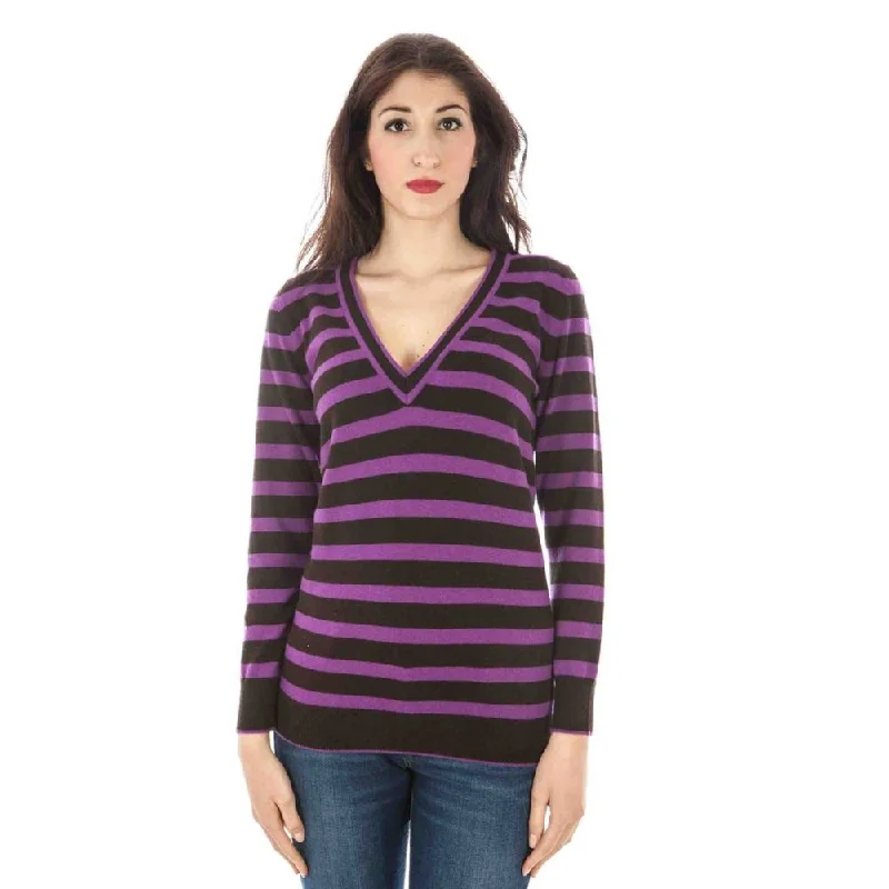 F Perry  Wool Women's Sweater Open Front Closed Front Wrap Front