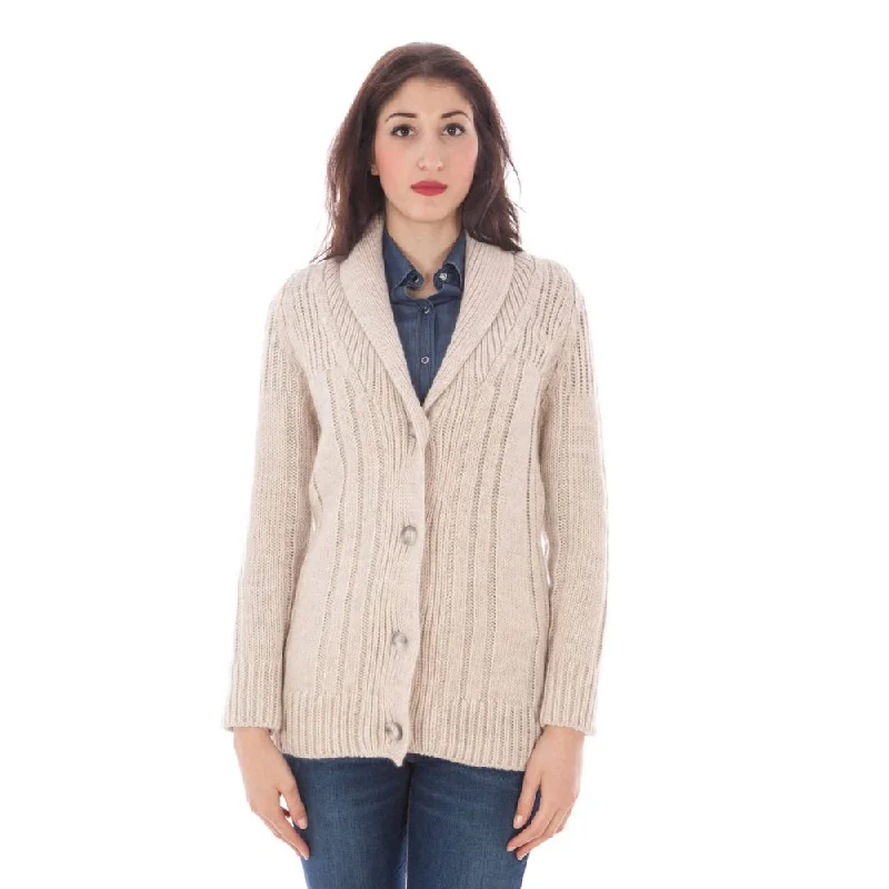 F Perry  Wool Women's Sweater Elasticated Padded Insulated