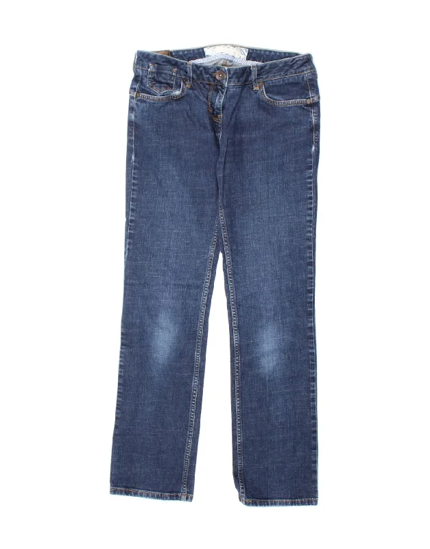 FAT FACE Womens Straight Jeans UK 12 Medium W28 L30 Blue Cotton Elegant Tapered Leg Denim FAT FACE Womens Straight Jeans UK 12 Medium W28 L30 Blue Cotton Elegant Tapered Leg Denim