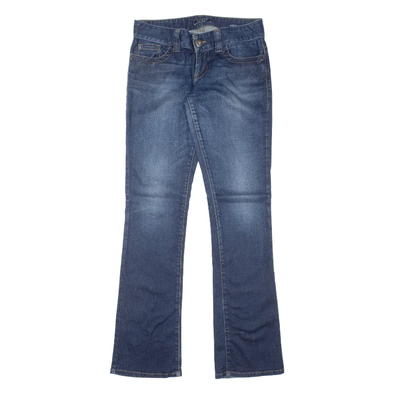 GUESS Daredevil Jeans Blue Denim Slim Bootcut Stone Wash Womens W28 L33 Fashionable Straight Cut Jeans GUESS Daredevil Jeans Blue Denim Slim Bootcut Stone Wash Womens W28 L33 Fashionable Straight Cut Jeans