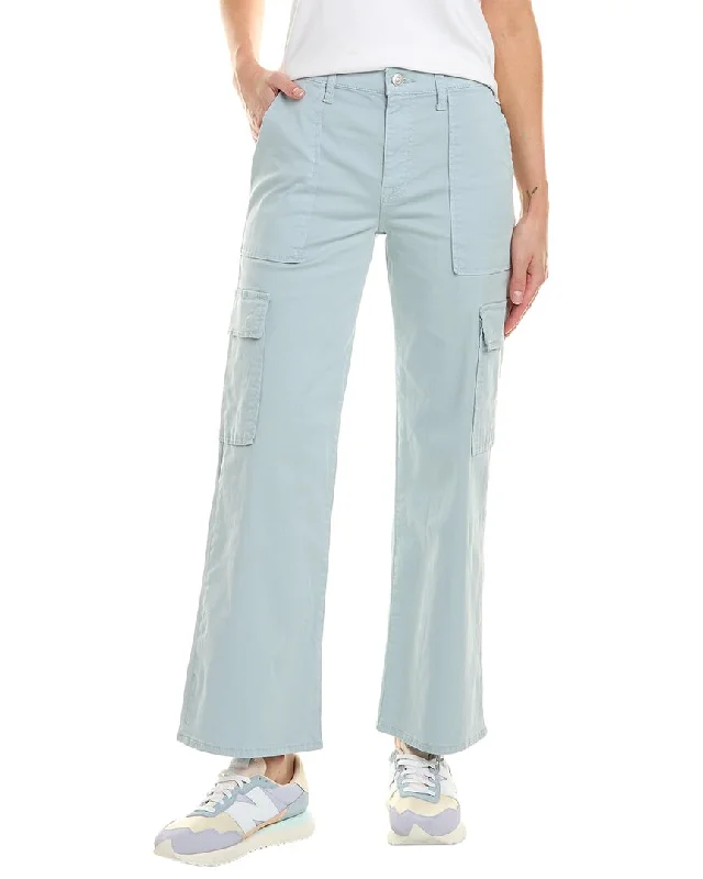 HUDSON Jeans Rosalie Light Grey High-Rise Wide Leg Jean Fashionable White Denim Jeans HUDSON Jeans Rosalie Light Grey High-Rise Wide Leg Jean Fashionable White Denim Jeans