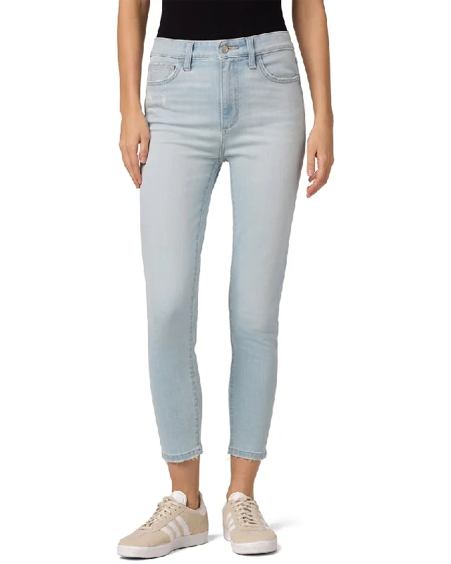 JOE'S Jeans High-Rise Skinny Crop Fashionable Raw Hem Bootcut Jeans
