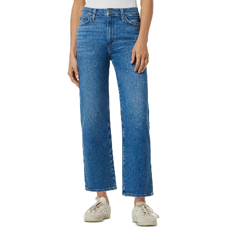 Joe's Jeans Womens High Rise Wide Leg Wide Leg Jeans Stylish Plus Size Denim Jeans