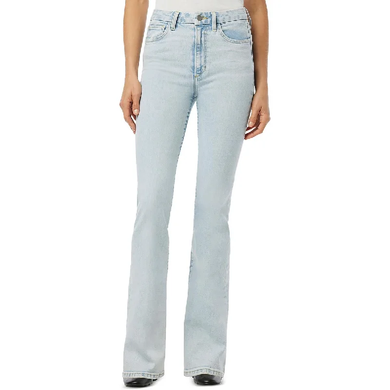 Joe's Womens High Rise Curvy Bootcut Jeans Classic Button Fly Jeans