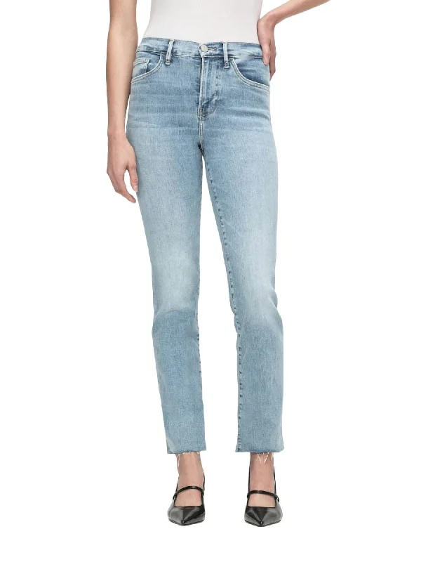 Le High Straight Raw After Jeans In Colorado Stylish Slim Fit Denim