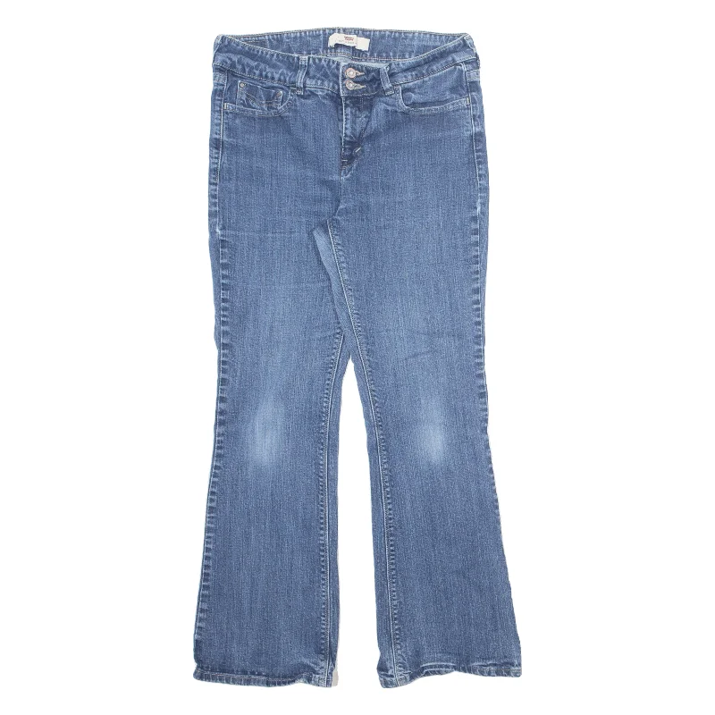 LEVI'S 526 Jeans Blue Denim Slim Bootcut Stone Wash Womens W30 L30 Stylish Cargo Style Jeans