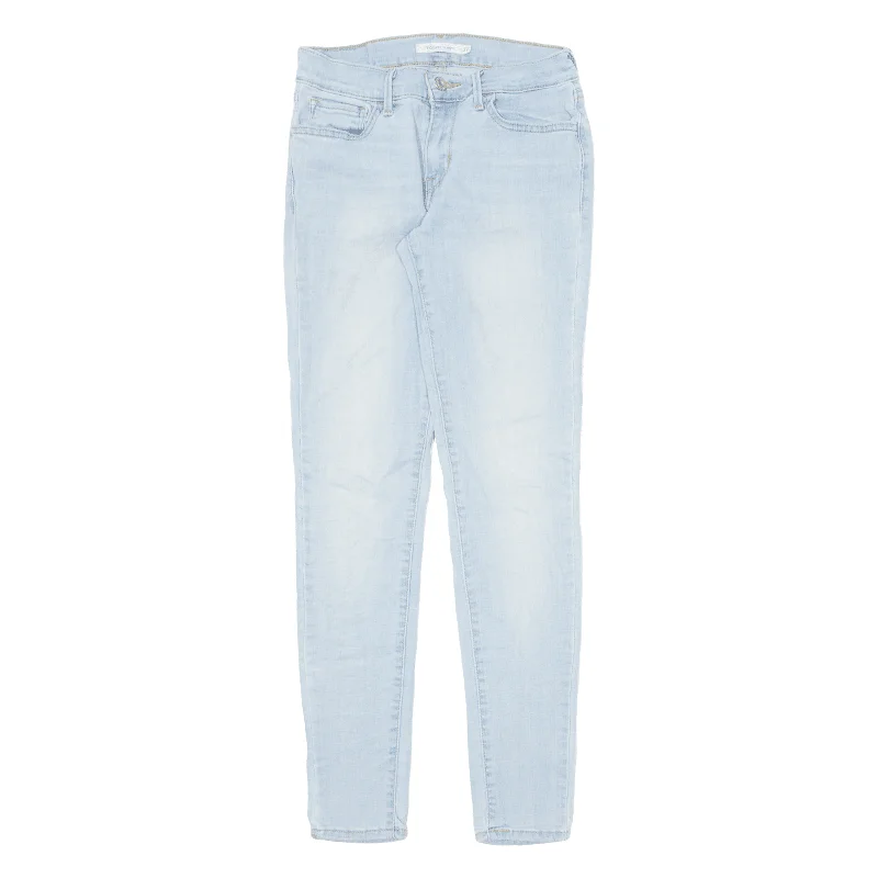 LEVI'S 710 Jeans Blue Denim Slim Skinny Stone Wash Womens W27 L30 Fashionable Mom Jeans LEVI'S 710 Jeans Blue Denim Slim Skinny Stone Wash Womens W27 L30 Fashionable Mom Jeans