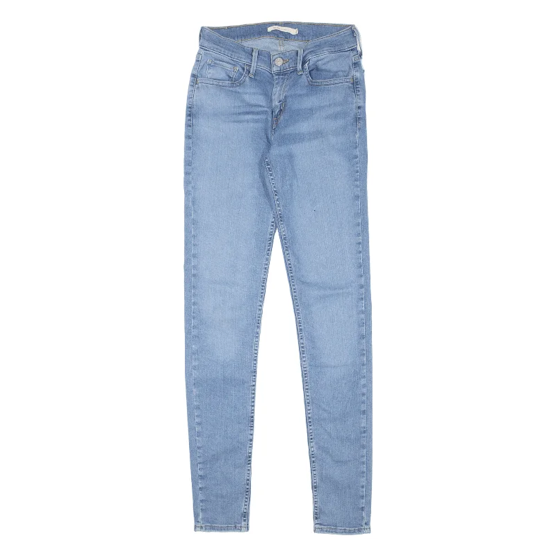 LEVI'S 710 Jeans Blue Denim Slim Skinny Womens W24 L32 Casual Distressed Denim Jeans LEVI'S 710 Jeans Blue Denim Slim Skinny Womens W24 L32 Casual Distressed Denim Jeans
