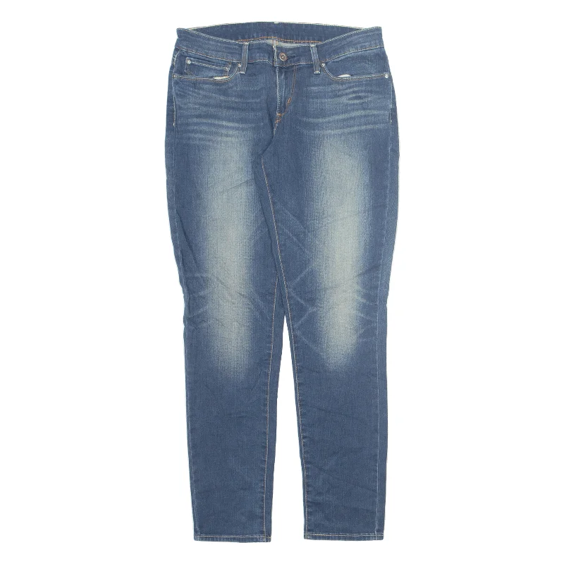 LEVI'S Jeans Blue Denim Relaxed Skinny Stone Wash Womens W30 L30 Fashionable Cropped Denim Jeans LEVI'S Jeans Blue Denim Relaxed Skinny Stone Wash Womens W30 L30 Fashionable Cropped Denim Jeans