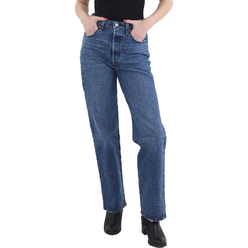 Levi's Womens High Rise Stretch Straight Leg Jeans Fashionable Jeggings Style Jeans