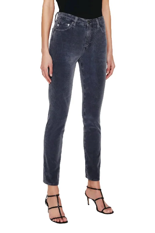 Mari Hi Rise Straight Jean In 1 Year Sulfur Smooth Slate Trendy Button-Up High-Waist Jeans