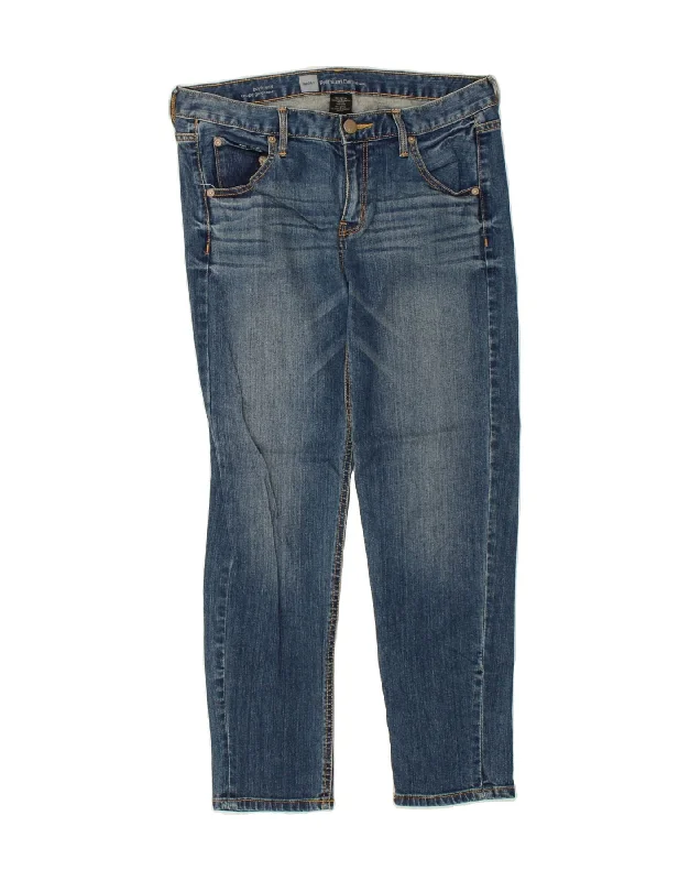 MOSSIMO Womens Boyfriend Skinny Jeans US 4 Small W32 L27 Blue Cotton Cozy Wide-Legged Jeans MOSSIMO Womens Boyfriend Skinny Jeans US 4 Small W32 L27 Blue Cotton Cozy Wide-Legged Jeans