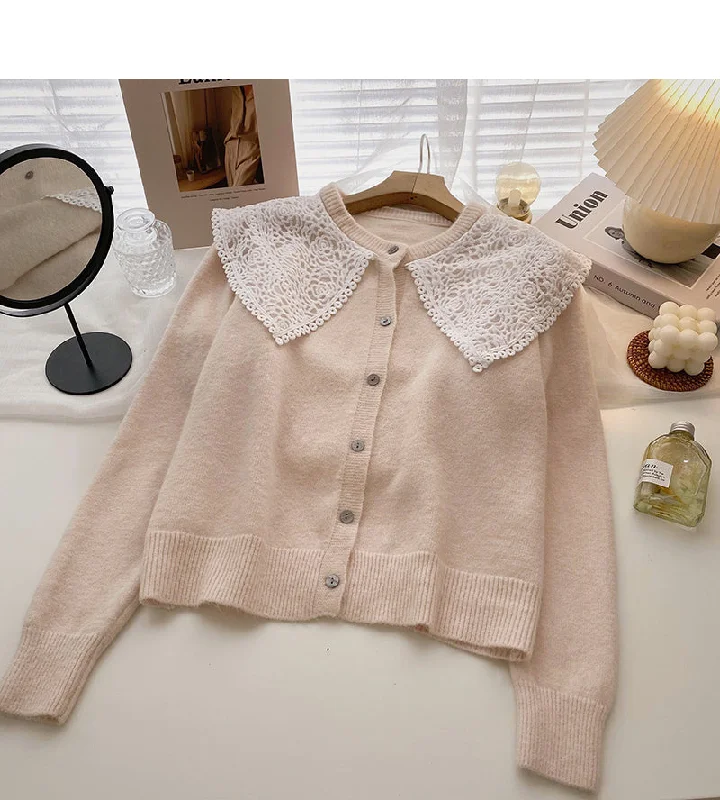 New Korean version of foreign style long sleeved sweater  5901 Satin Blend Silk Blend Wool Blend