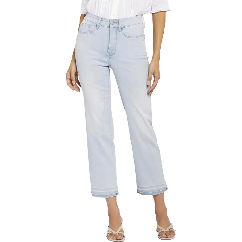 NYDJ Womens Ankle Straight Leg Straight Leg Jeans Comfortable Jogger Style Jeans