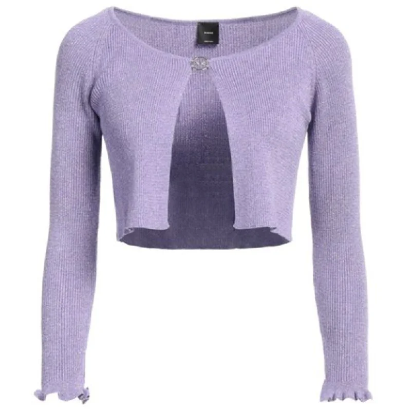 PINKO  Viscose Women's Sweater Chenille Brocade Lace