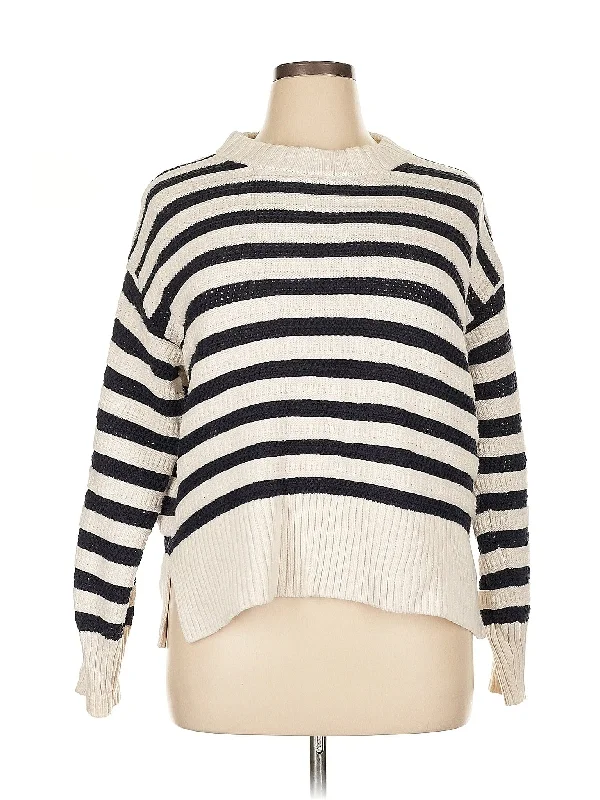 Pullover Sweater Tailored Straight A-Line