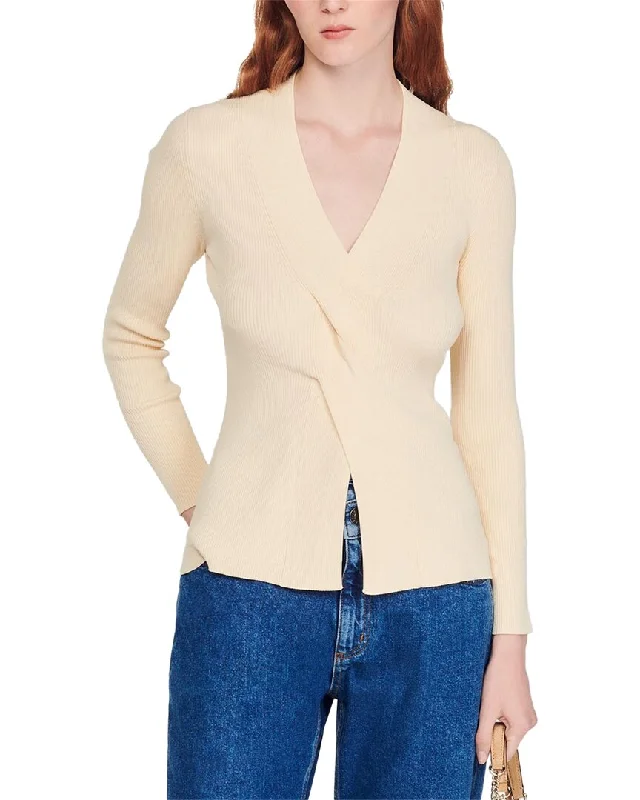 Sandro Louane Sweater Modern Contemporary Chic