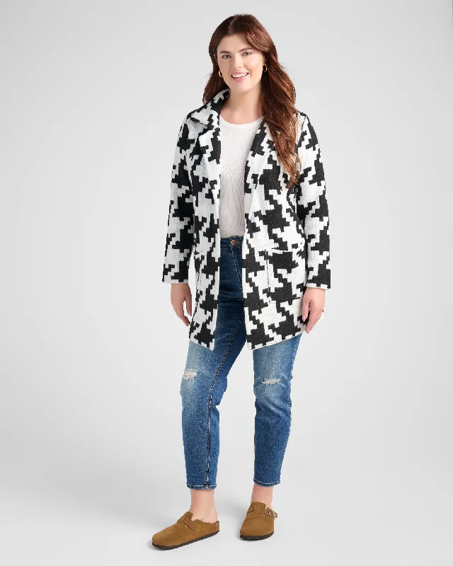 Ivory Houndstooth