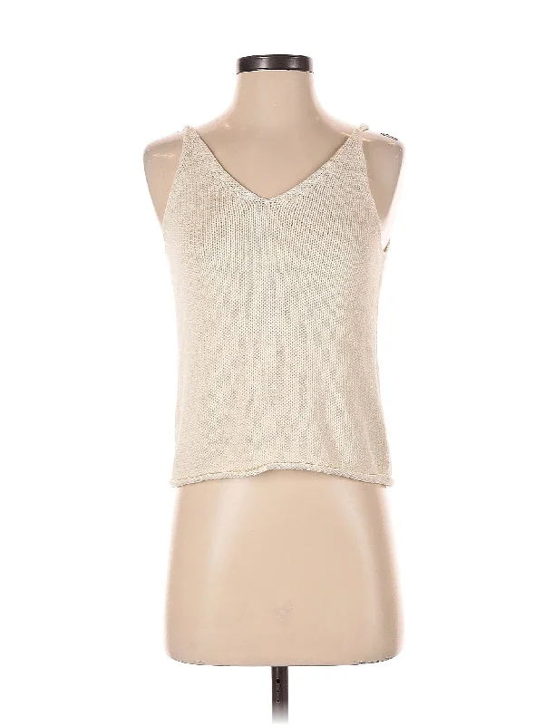 Sweater Vest Chenille Brocade Lace