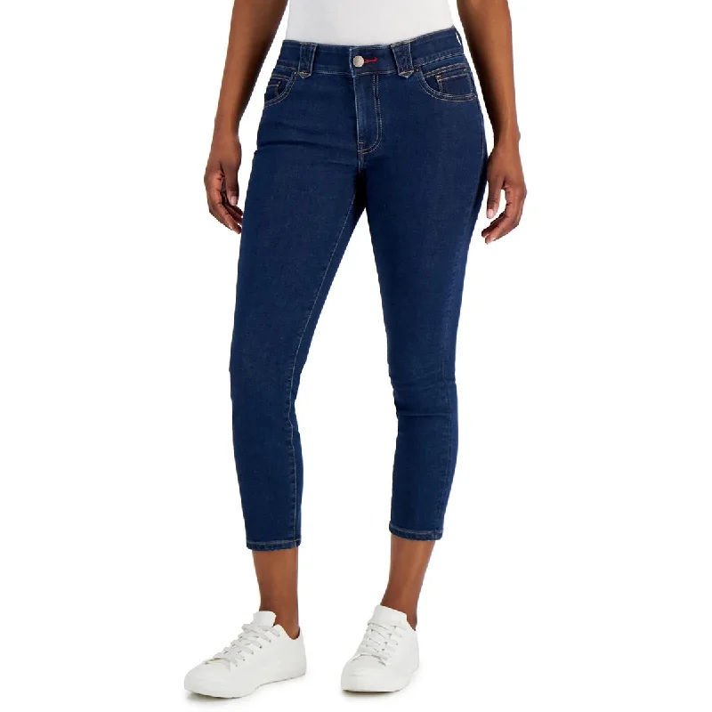 Tommy Hilfiger Womens Waverly High Rise Skinny Fit Cropped Jeans Trendy Skinny Fit Jeans Tommy Hilfiger Womens Waverly High Rise Skinny Fit Cropped Jeans Trendy Skinny Fit Jeans