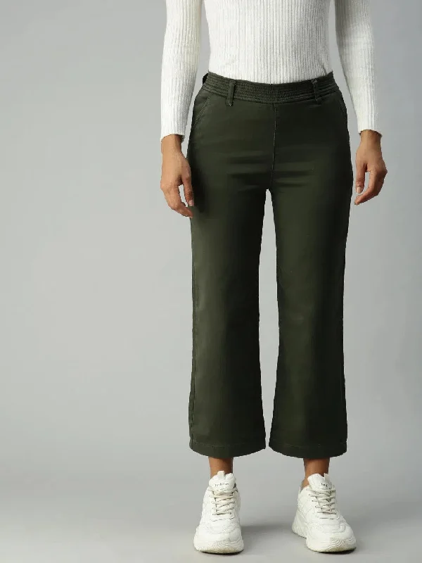 Women's Green Solid Denim Straight Jeans-LTPZ10327-Green Stylish Stone-Wash Denim Jeans Women's Green Solid Denim Straight Jeans-LTPZ10327-Green Stylish Stone-Wash Denim Jeans