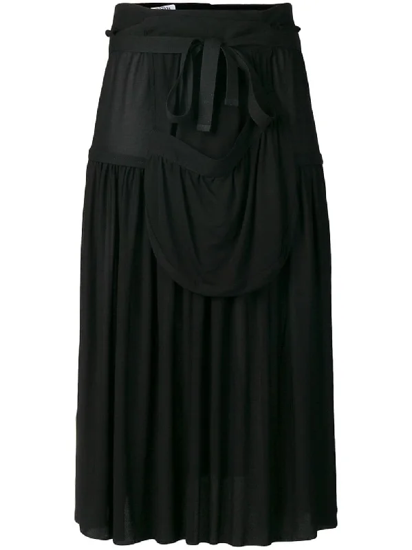 hoop skirt with sporran pocket ribbed skirt waist
