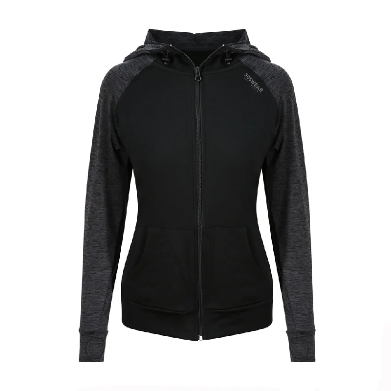 305WEAR Wordmark Seam Performance Lite Womens Full Zip Hoody Hoodie with Oversized Fit Loose Comfortable 305WEAR Wordmark Seam Performance Lite Womens Full Zip Hoody Hoodie with Oversized Fit Loose Comfortable