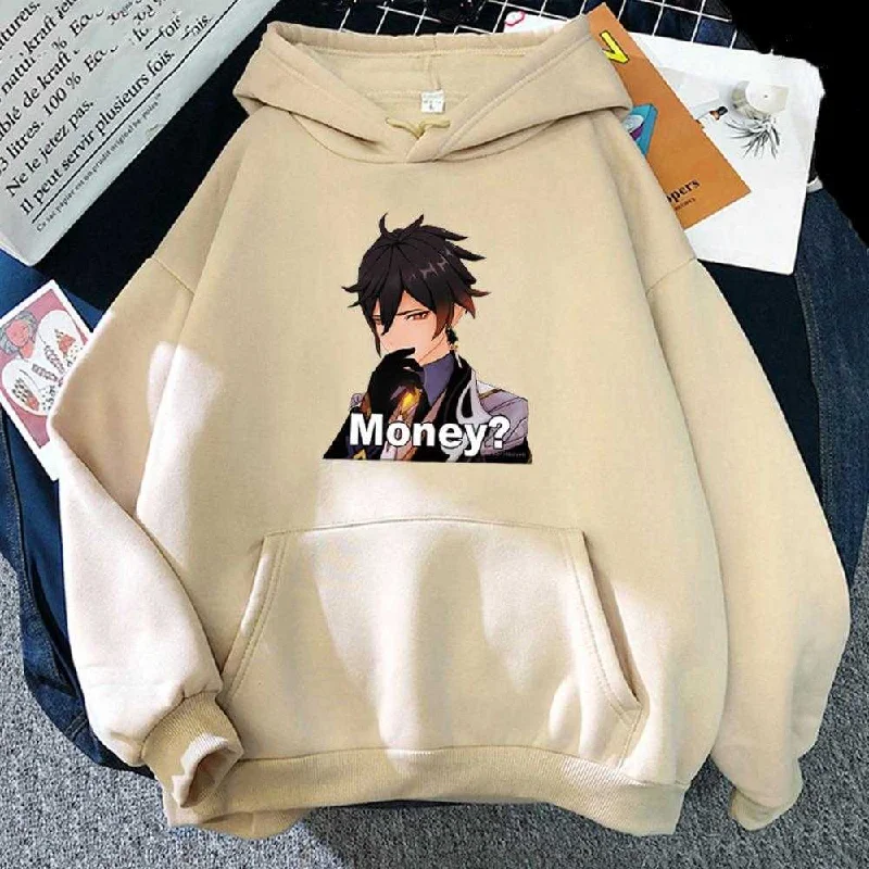 Zhong Li Print Impact Hot Game Anime Hoodie Women/Men Streetwear Hoodie with Cuffed Sleeves Snug Secure Zhong Li Print Impact Hot Game Anime Hoodie Women/Men Streetwear Hoodie with Cuffed Sleeves Snug Secure