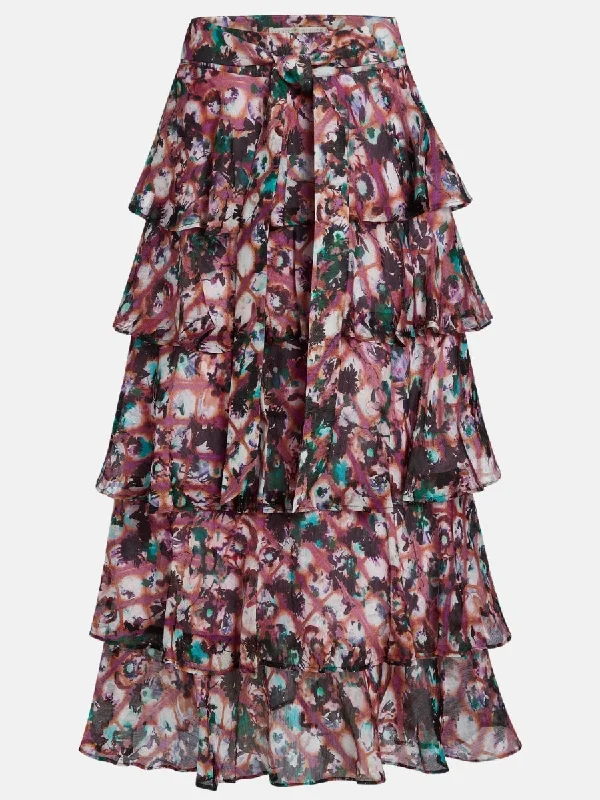 Adler Skirt leather skirt sleek