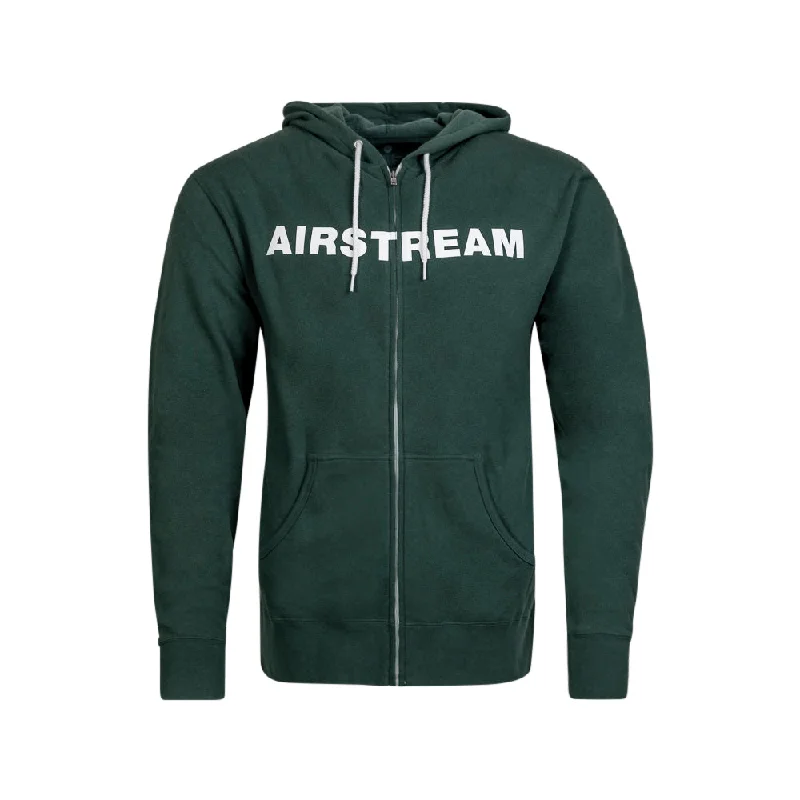 Airstream Logo Chest Lightweight Full Zip Unisex Hoodie Hoodie with Drawcord Adjustable Secure Airstream Logo Chest Lightweight Full Zip Unisex Hoodie Hoodie with Drawcord Adjustable Secure