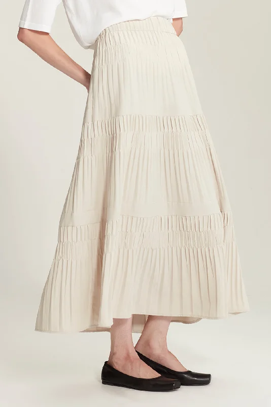ALMA PLEAT SKIRT cotton skirt soft