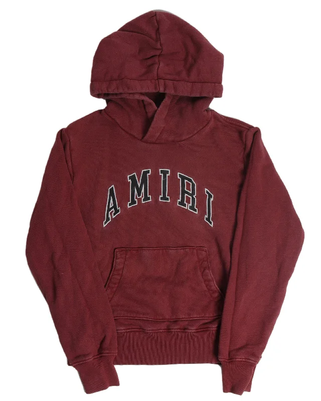 University Logo Hoodie Hoodie with Longline Fit Extended Stylish