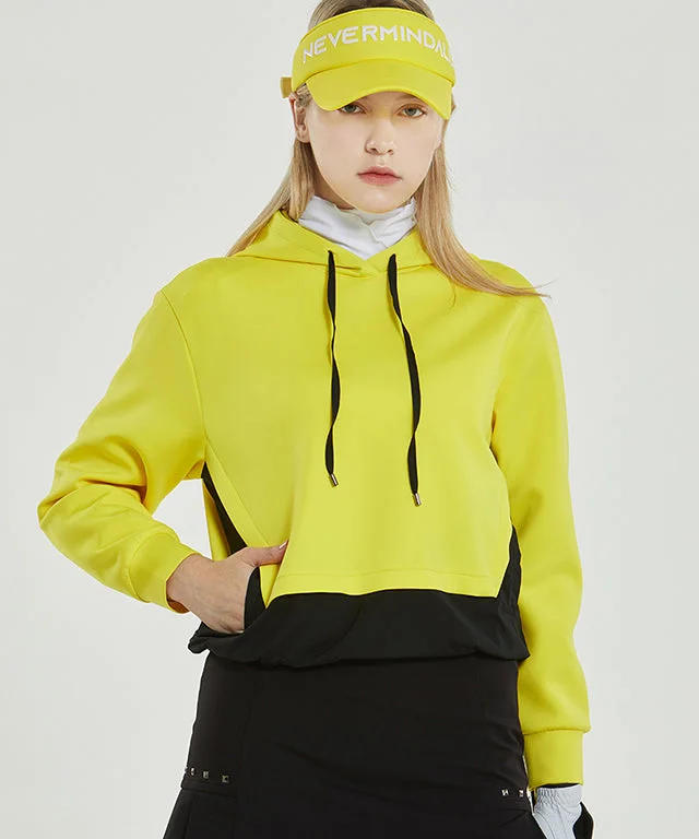 Banev Hoodie Jersey Windbreaker - Yellow Hoodie with Print Artistic Unique