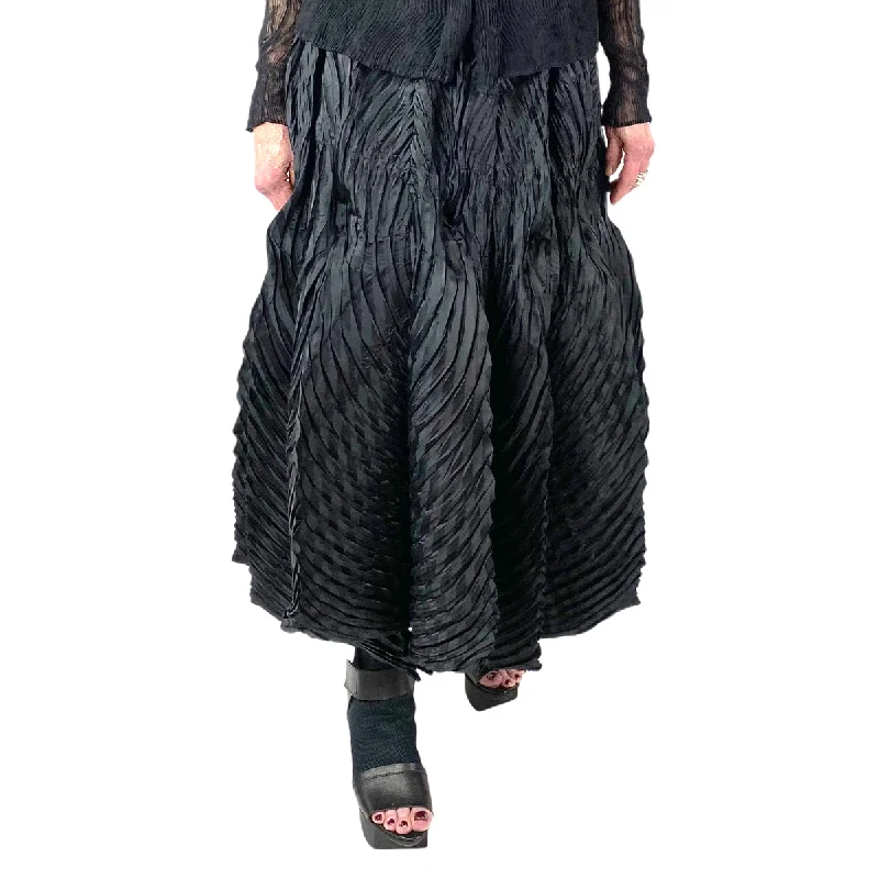 BILLOW STRETCH SKIRT linen skirt breathable