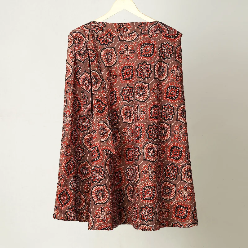 Block Print Cotton Wrap Around Ajrakh Skirt 37 lace skirt intricate