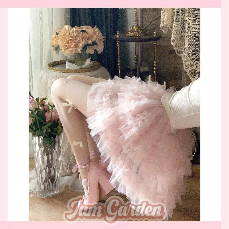 Bobon21 Sweet Desire Ballet Multi-layered Cake Tutu Skirt cashmere skirt soft