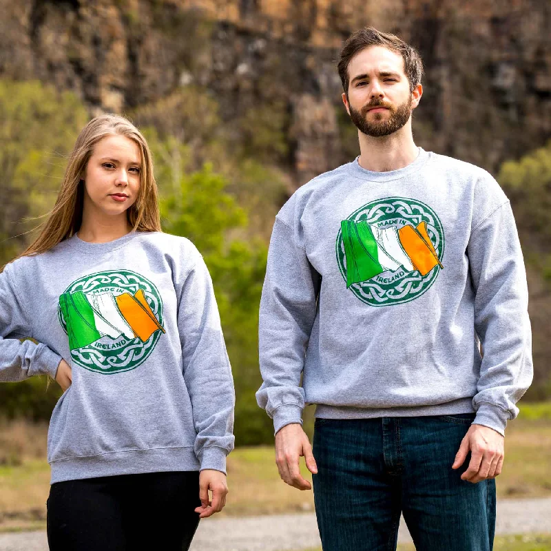 Made In Ireland Sweatshirt Hoodie with Turtle Neck Cozy Winter