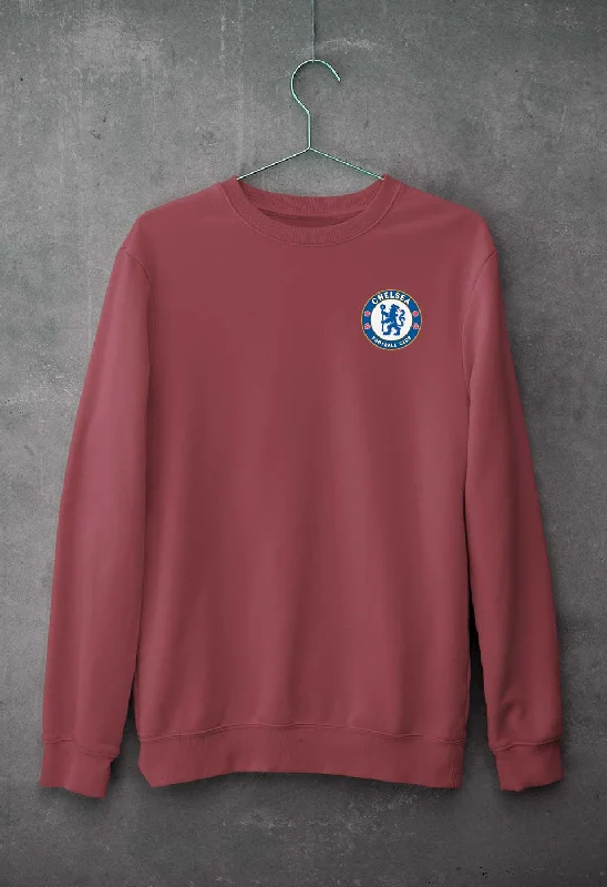 Chelsea Logo Unisex Sweatshirt for Men/Women Hoodie with Color Block Contrast Stylish