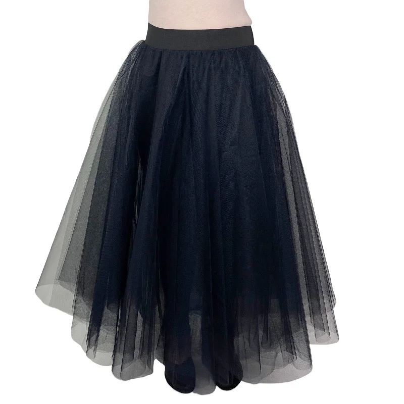 PENNY TULLE SKIRT velvet skirt luxurious