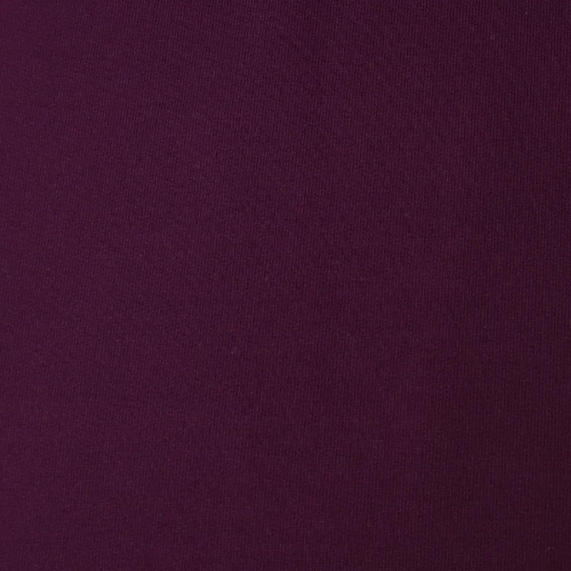 Cotton Sweatshirt Brushed Jersey - Plum - END OF BOLT 90cm Hoodie with Button Placket Classic Preppy Cotton Sweatshirt Brushed Jersey - Plum - END OF BOLT 90cm Hoodie with Button Placket Classic Preppy