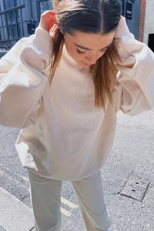 Erica Sweatshirt Hoodie with Drop Shoulder Relaxed Streetwear