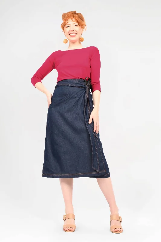 Gina Wrap Skirt athletic skirt fit